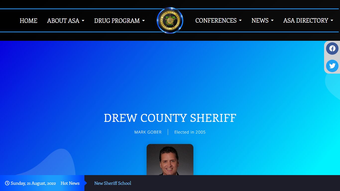 DREW COUNTY SHERIFF – Arkansas Sheriff Association